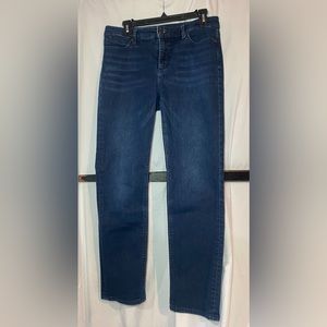 Talbots flawless five pocket jeans size 8 straight